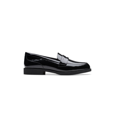 Girls - Tapa Edge Youth. Black Patent