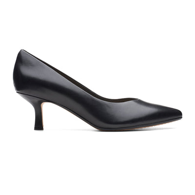 Violet55 Court Black Leather