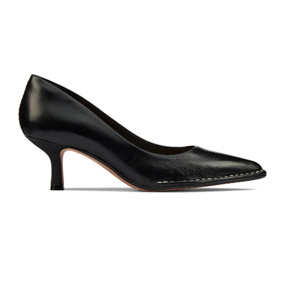 Thorna55 Court Black Leather
