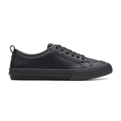Roxby Lace Black Leather
