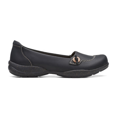 Roseville Sky Black Leather