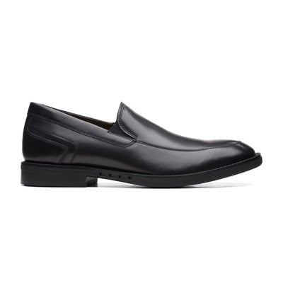 Un Hugh Step Black Leather