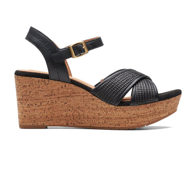 Elleri Plum Black Leather
